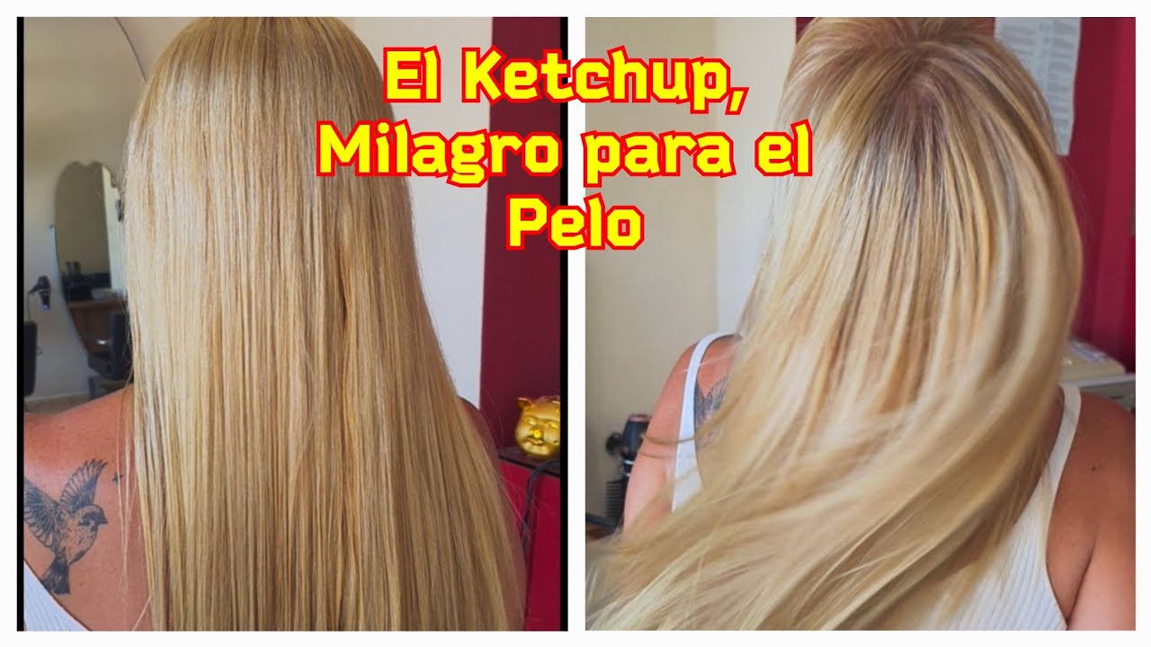 Ketchup elimina el verde del Pelo y le da mucho Brillo - YouTube