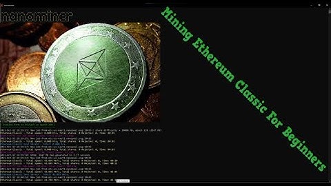 Crypto Mining Ethereum Classic With Nanopool