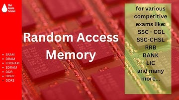 Random Access Memory I RAM I SRAM I DRAM I SDRAM I DDR2 I DDR3 I Computer Memory |  Hindi