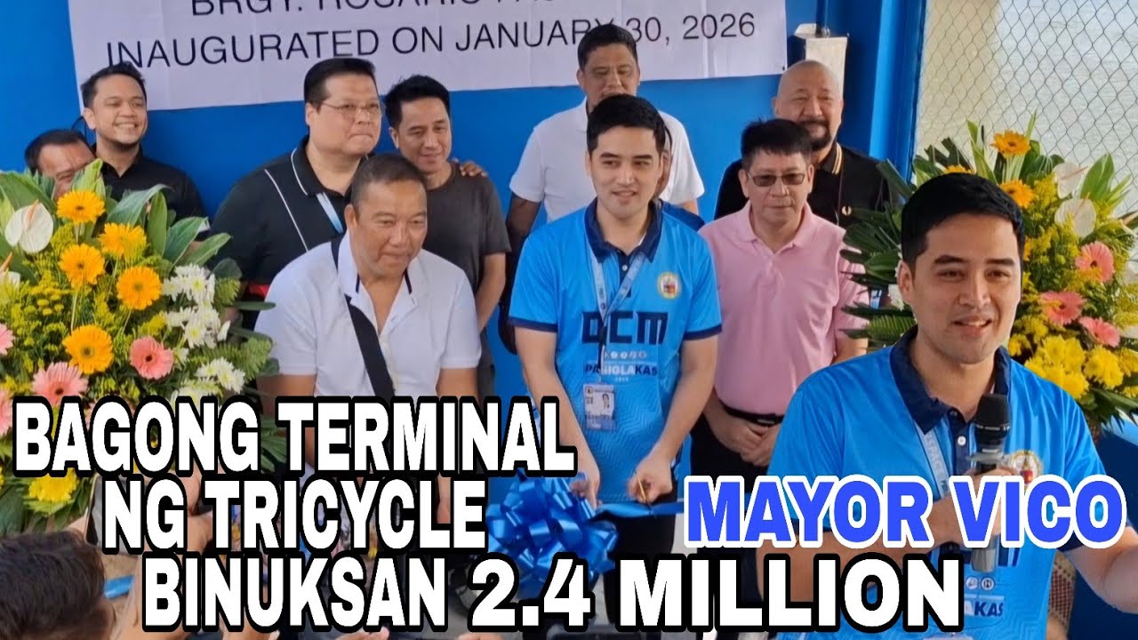 MAYOR VICO INILAHAD ANG GASTOS SA BAGONG TERMINAL NG TRICYCLE 
