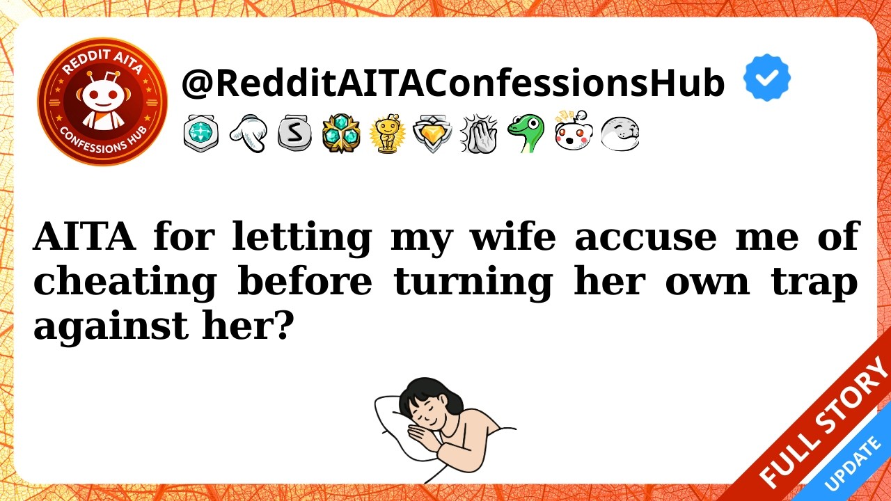 AITA for letting my wife accuse me of cheating before turning her own trap against her?