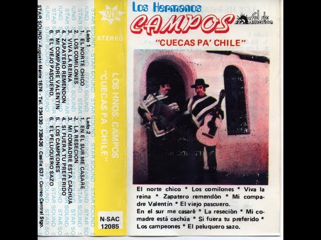 LOS HERMANOS CAMPOS - CUECAS PA' CHILE _ cassette full album class=