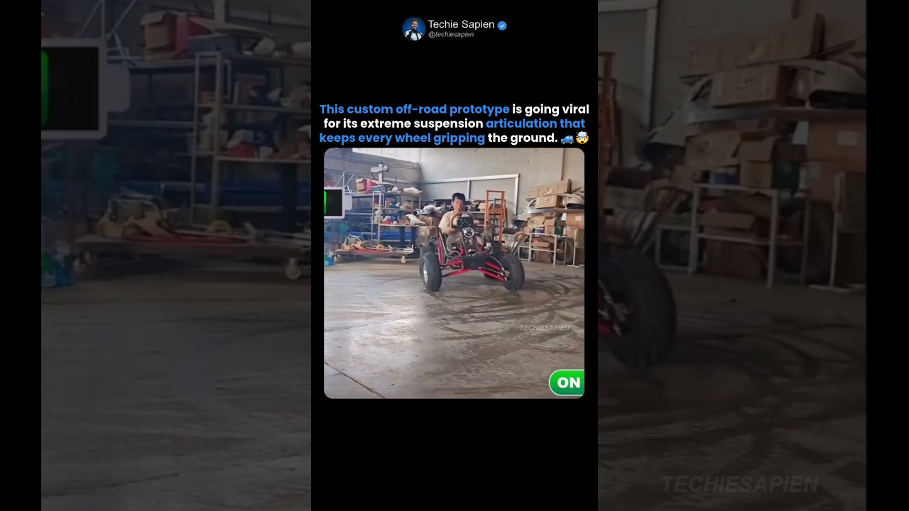 Extreme Off-Road Suspension Prototype That Moves Like a Robot 🤯🚙