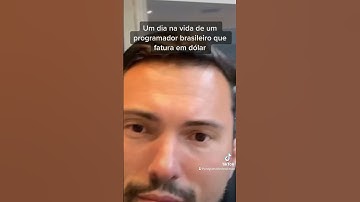 Um dia de um programador que fatura em dólar em 10 segundos #dev #developer #programação