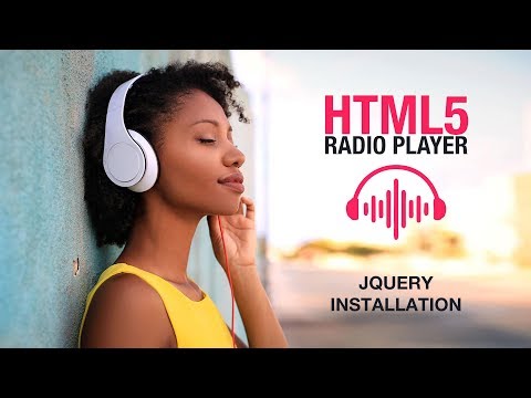 HTML5 radio player plugin jquery installation tutorial