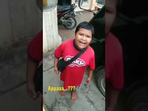 bocil ndut viral pake baju merah