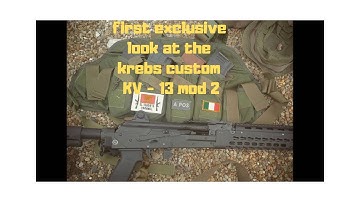 first exclusive look   at  the  krebs custom KV - 13 mod 2