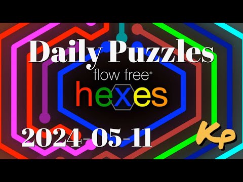 Flow Free Hexes - Daily Puzzles - 2024-05-11 - May 11th 2024