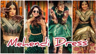 Top 50+ Mehendi Outfits For Bride/ bottle Green Dress/अपने Mehendi Function किस type का dress पहने 😍 screenshot 4