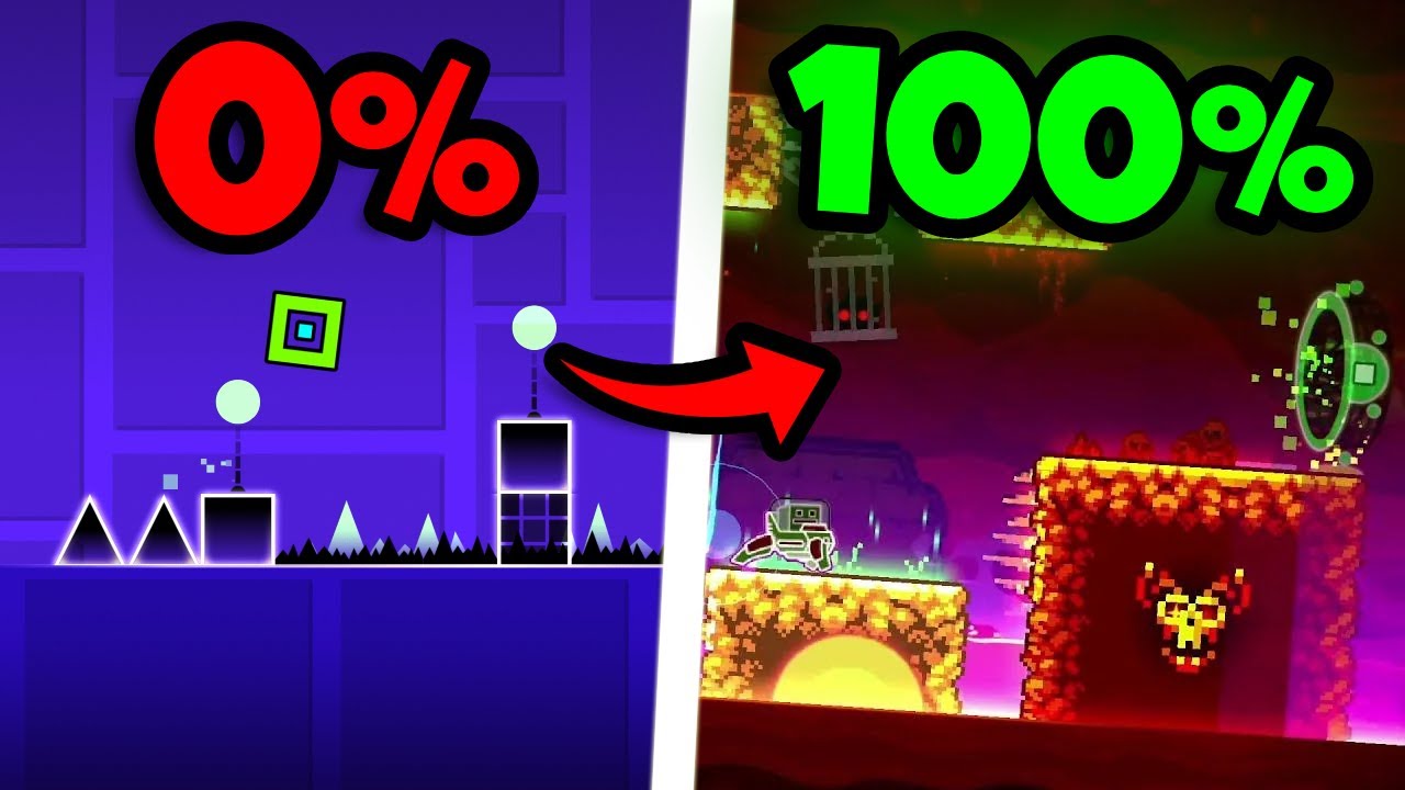 I Beat EVERY Level in Geometry Dash - YouTube
