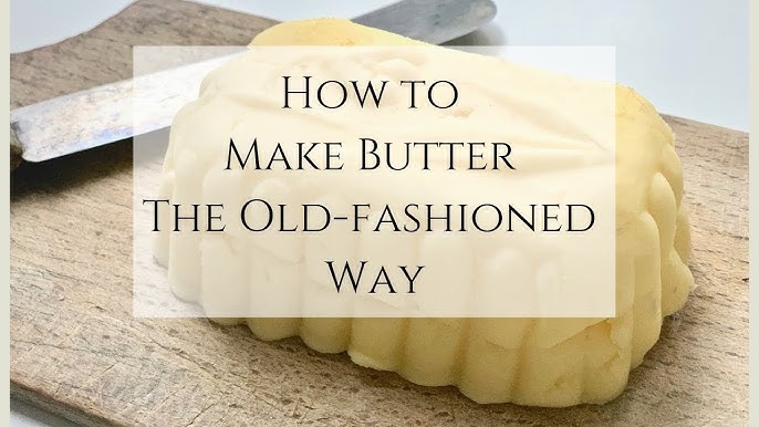 How to use an antique wood butter mold - Cottage Farmstead