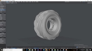 Making a Tractor Tire in lightwave 3D
