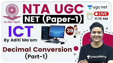NTA UGC NET 2020 (Paper-1) | ICT by Aditi Ma
