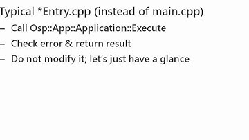 bada lecture - Development Environment
