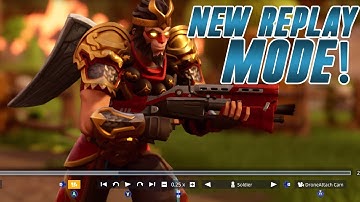 NEW REPLAY MODE ON FORTNITE BATTLE ROYALE USING UNREAL ENGINE