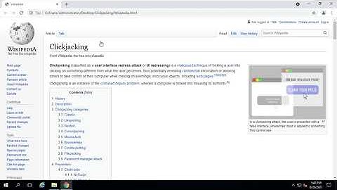 Clickjacking demo