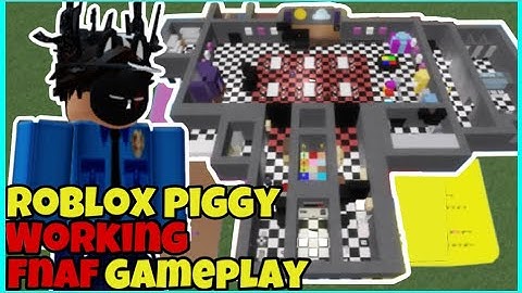 I built a working FNAF 1 Map in Roblox Piggy (Build + Gameplay)