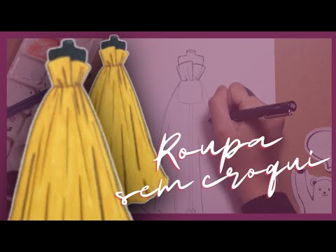 Vídeo: Como Aprender A Desenhar Vestidos