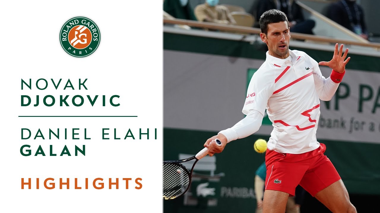 Novak Djokovic vs Daniel Elahi Galan - Round 3 Highlights | Roland-Garros 2020