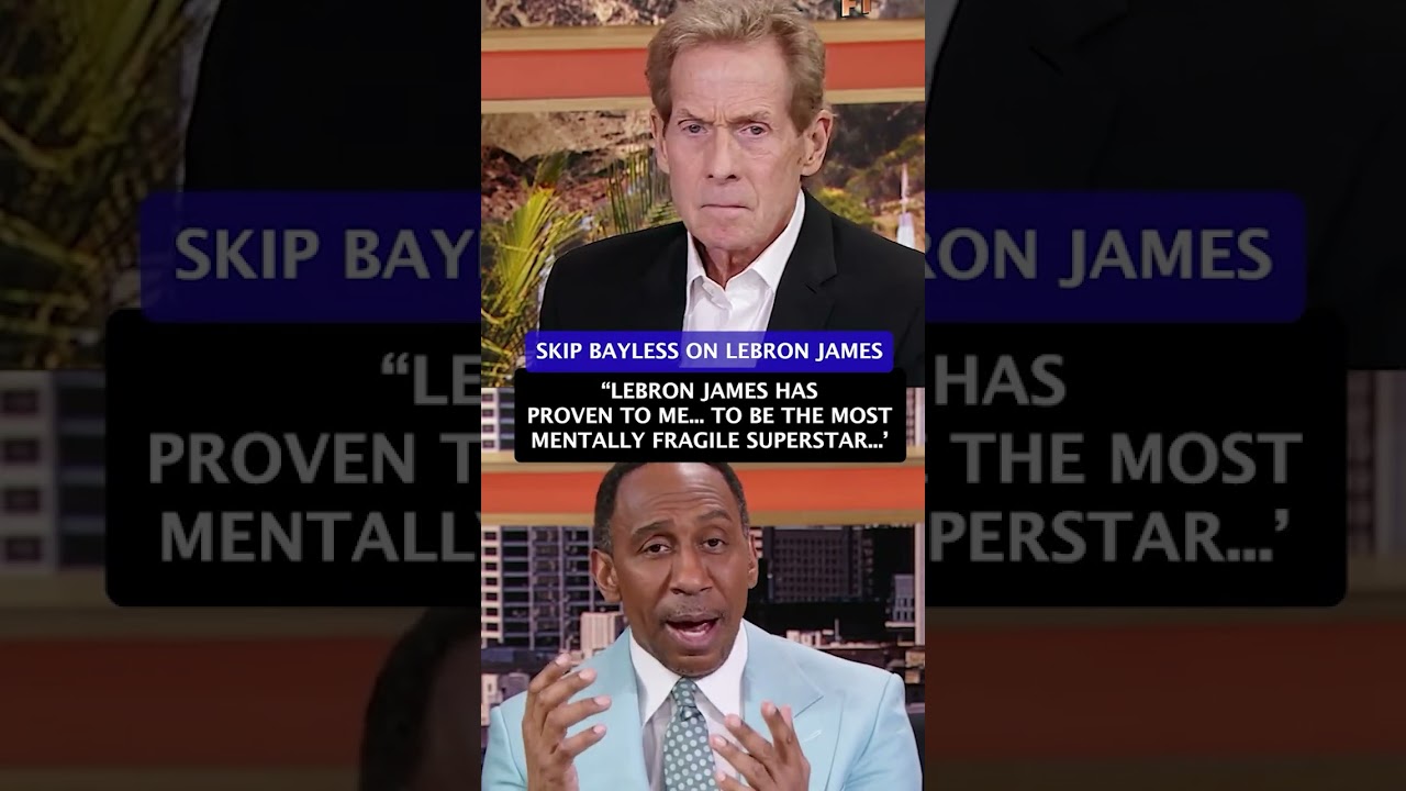 When Skip Bayless had Stephen A. at a loss for words 🤣