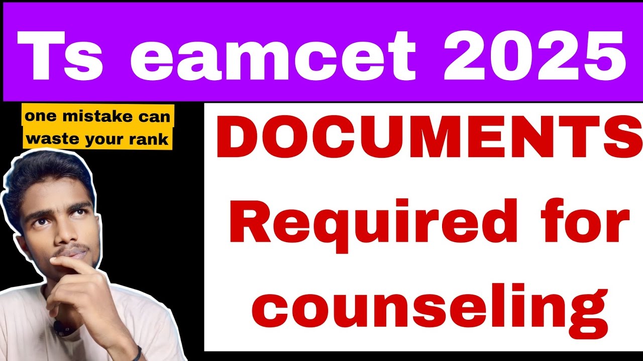 Documents Required For Ts Eamcet 🗓️ | Certificate List for Counselling ...