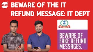 Beware Of The IT Refund Message: IT Dept