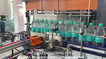 Shrink wrapping machine | mineral water packing machine | web sealer for water bottle