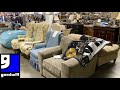 GOODWILL FURNITURE SOFAS ARMCHAIRS TABLES DECOR KITCHENWARE SHOP WITH ME SHOPPING STORE WALK THROUGH