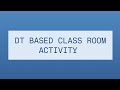 DT Based Class Room Activity |Microcontroller and its Applications | SNS institutions