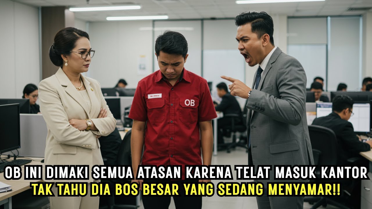 OB INI DIMAKI SEMUA ATASAN KARENA TELAT MASUK KANTOR, TAK TAHU DIA BOS BESAR YANG SEDANG MENYAMAR !!