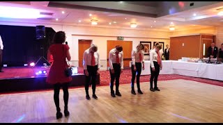 Dancing Waiters to Michael Jackson's Biggest Hits! Birthday Flash Mob!