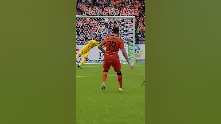 Weghorst Penalty Kick - Netherlands vs Italy