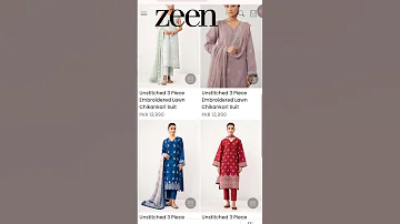 Chikankari Collection By Zeen 2025 Newcollection Brand Clothes 