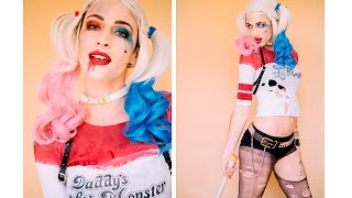 Harley Quinn make up tutorial 2016