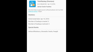 Total Backup feature showcase