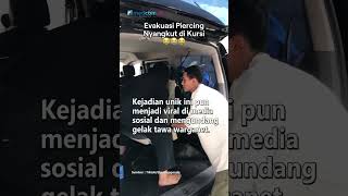 KOCAK! PETUGAS DAMKAR SELAMATKAN TINDIK HIDUNG YANG NYANGKUT