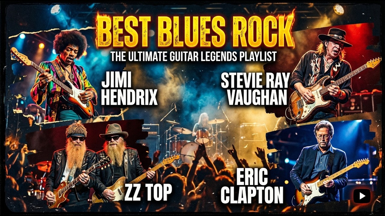 Eric Clapton, Jimi Hendrix, Gary Moore – Blues Rock Power