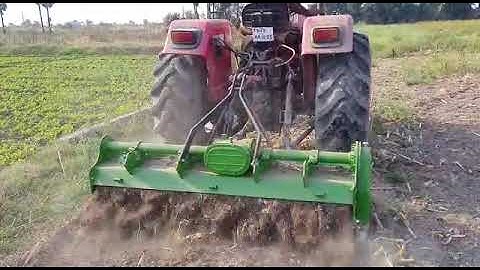 09/02/2022: SarvaShakthi Rotavator New FRT Technology Under Test Run with Mahindra Arjun 605DI
