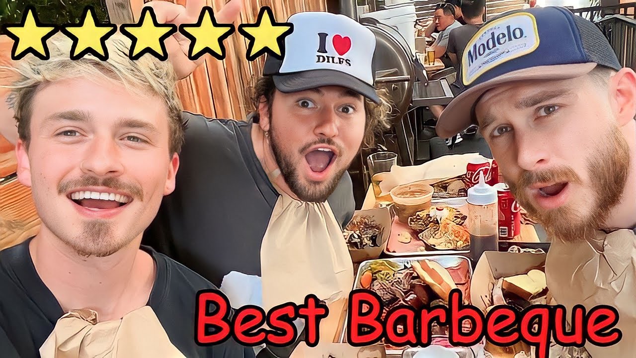 Trying The Best BBQ In LA w/ Jc Caylen & Ryan Abe