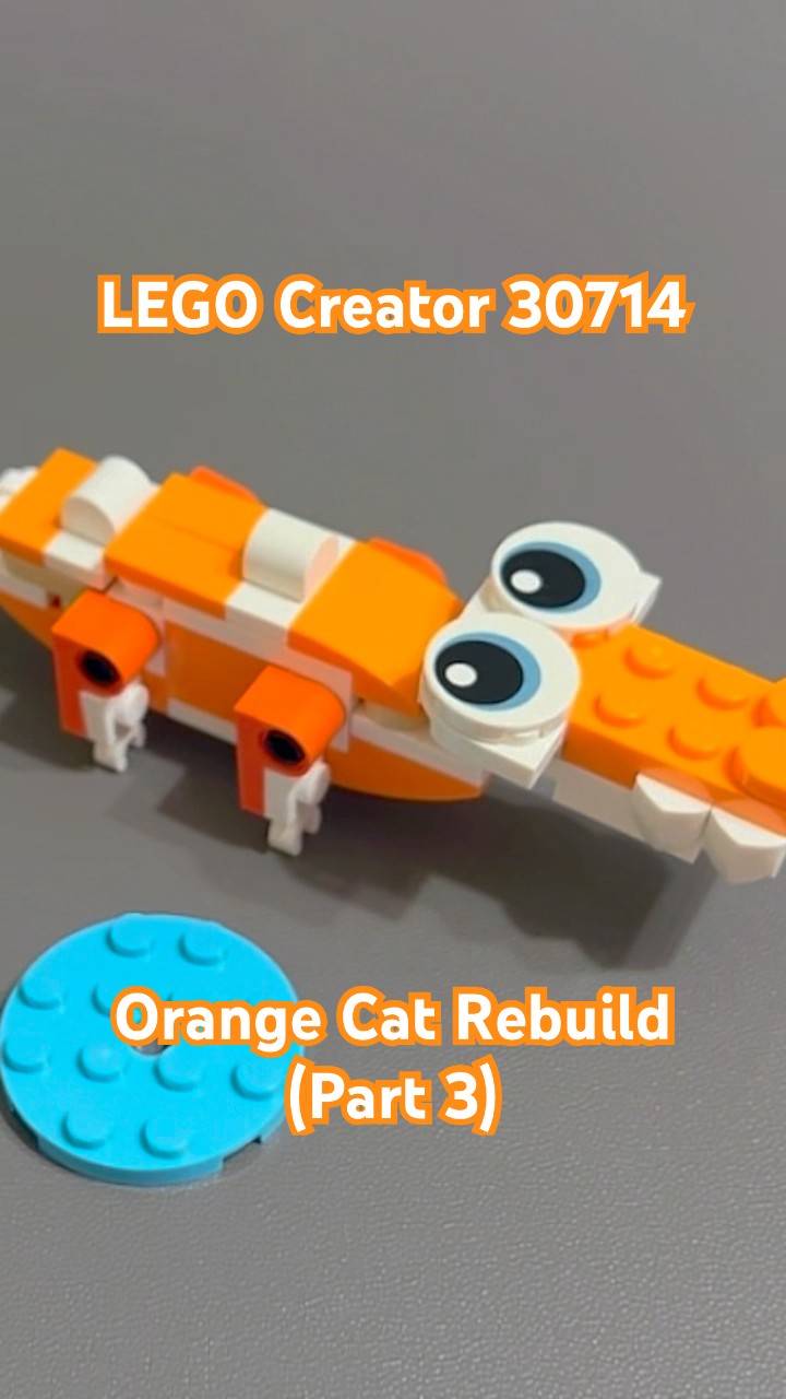 LEGO Creator 30714 Orange Cat Rebuild (Part 3) - YouTube