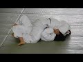 4K 女子柔道、変則寝技を決める様子