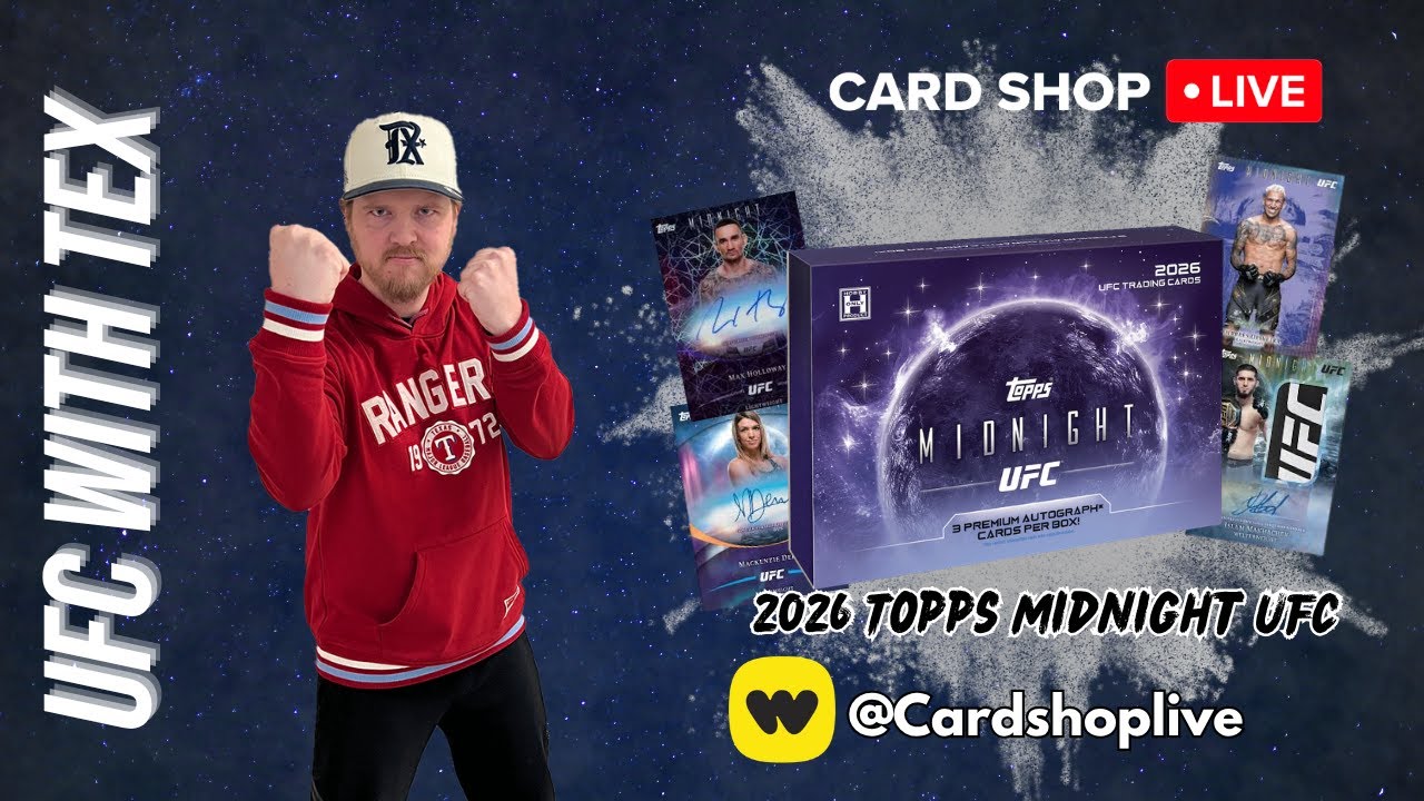 Break !1 - 2026 Topps Midnight UFC with Tex 6.4 - YouTube