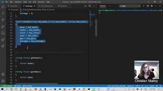 Arrays of Objects: Implementation File (Truck Class Example)