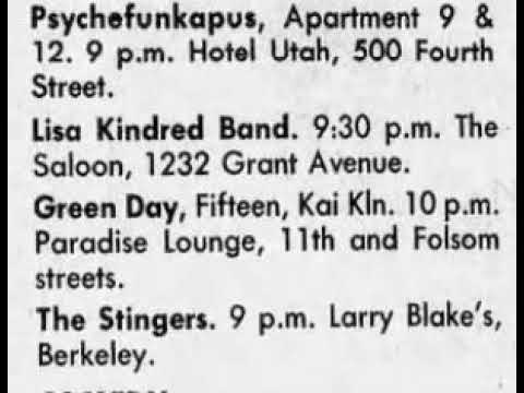 Green Day- 924 Gilman, Berkeley Ca 5/3/91 transfer from master
