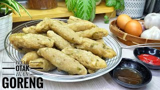 CARA MEMBUAT OTAK OTAK GORENG IKAN TENGGIRI