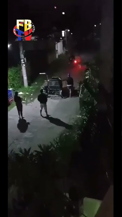 ACTUAL FOOTAGE SANG SHOOTING INCIDENT SA BRGY. BURGOS, LAPAZ