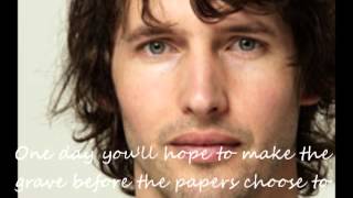 james blunt one of the brightest stars lyrics on screen