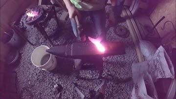 Forging a tomahawk from a wrench pt 1.