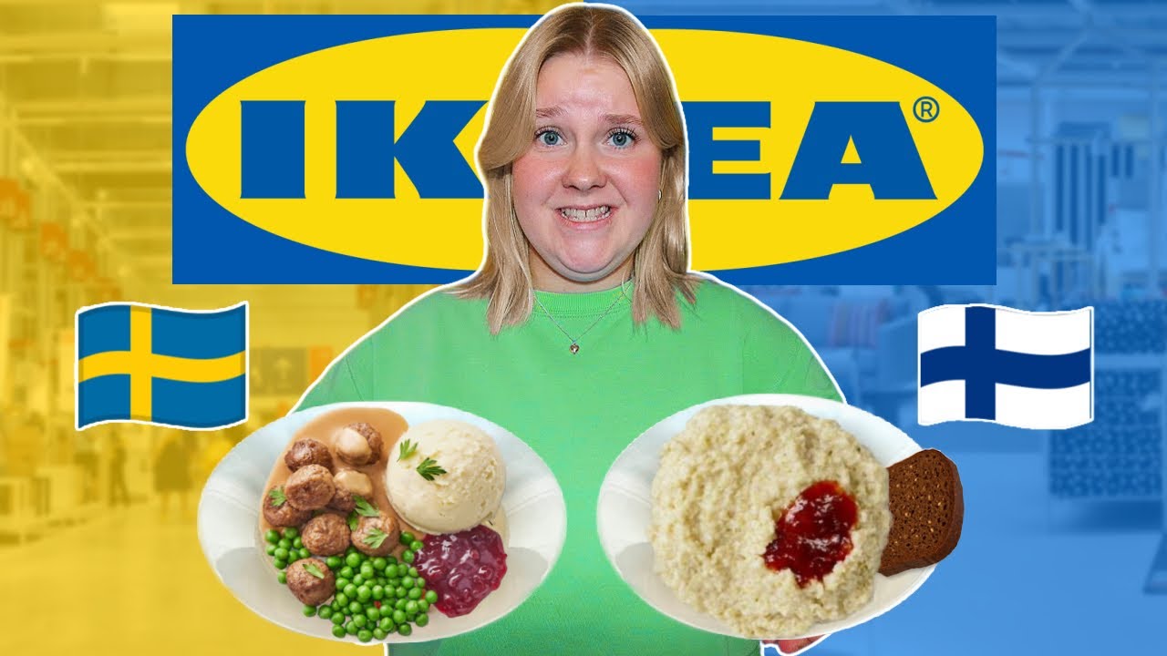Besöker IKEA i Finland | Äter ALLT på menyn