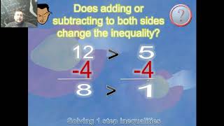 Inequalities: Solving One-Step Inequalities (Adding & Subtracting)